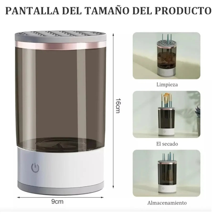 LIMPIADOR ELÉCTRICO DE BROCHAS DE MAQUILLAJE